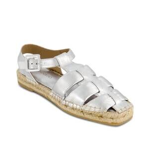 NEW BERNARDO women's monri fisherman sandals in silver